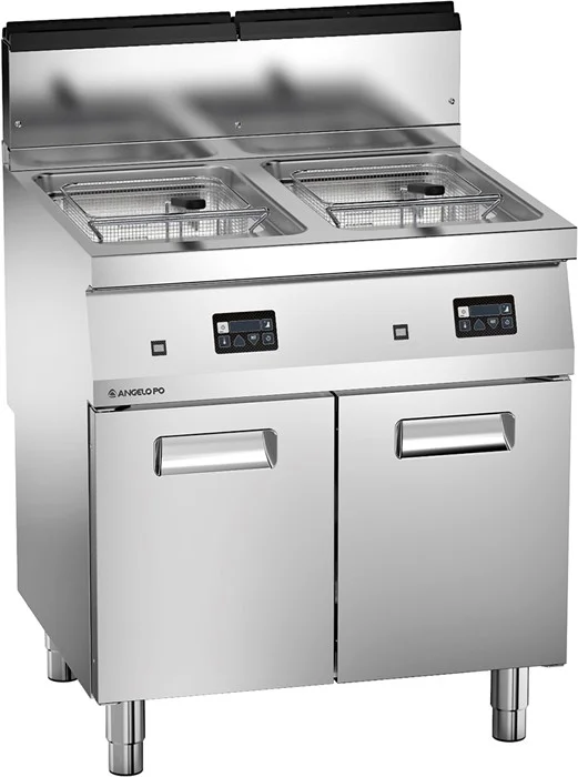 Gas Fryer 2 Wells 16+16 L